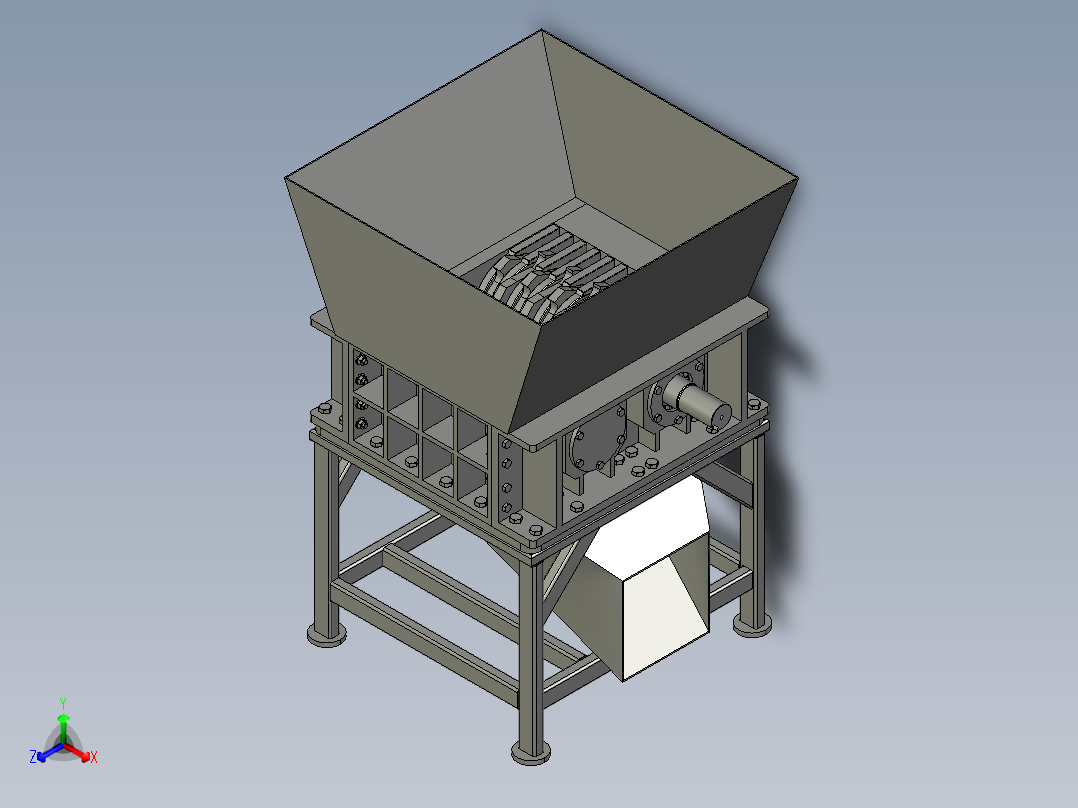 重型塑料撕碎机