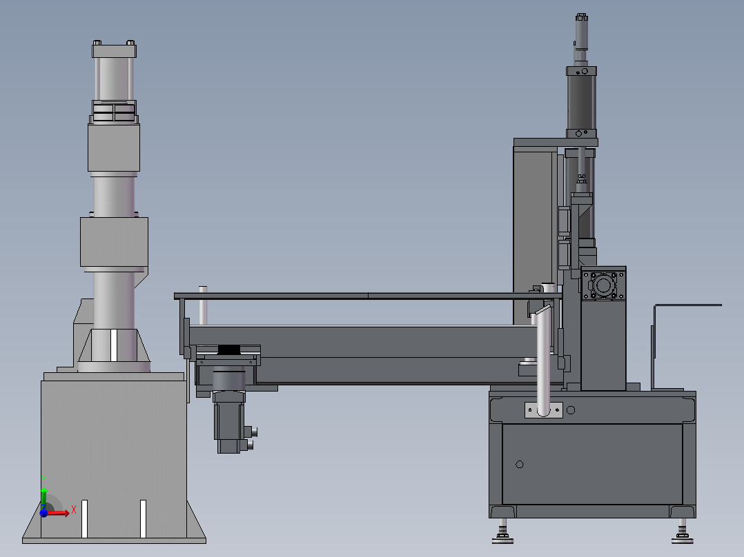 自动剪板折弯机前视图