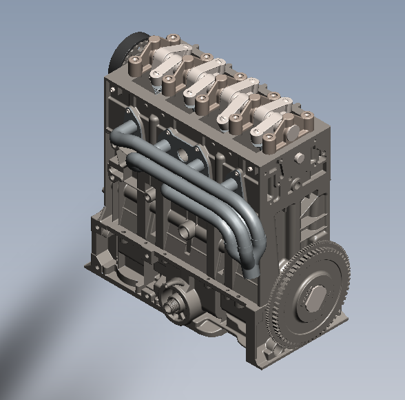1.6升汽油机机体设计含三维图