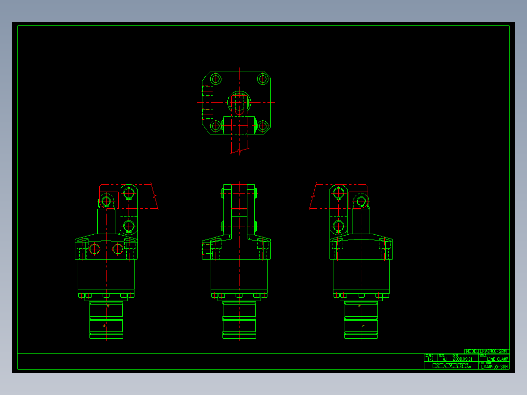 KOSMEKLKA0900-SRM多系列多零件图纸模型