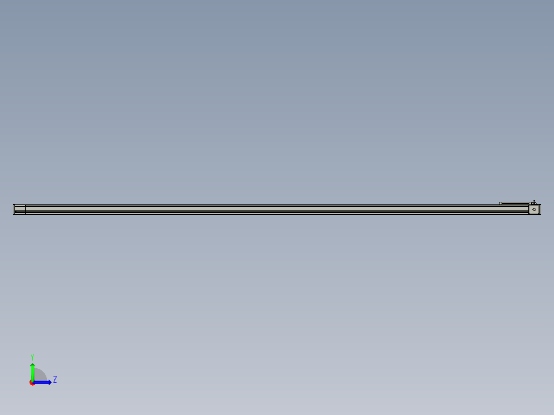 欧规系列-LB8-L150-S3700-BL-ZP75-C3左视图
