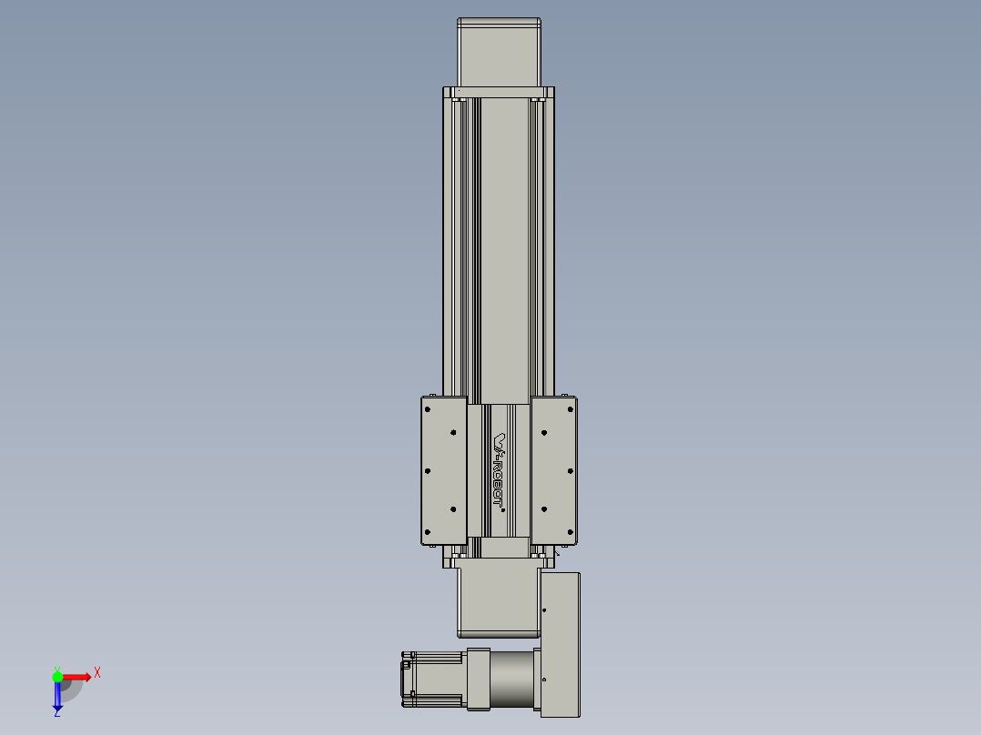 威洛博直线电机模组EB16-L208-S400-BL-ZP75-MS3-5K俯视图