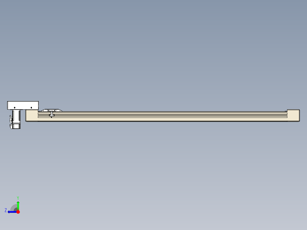 同步带全封闭直线模组TPA-HCB-65S-90-L1050-M-Y-P10-N3右视图