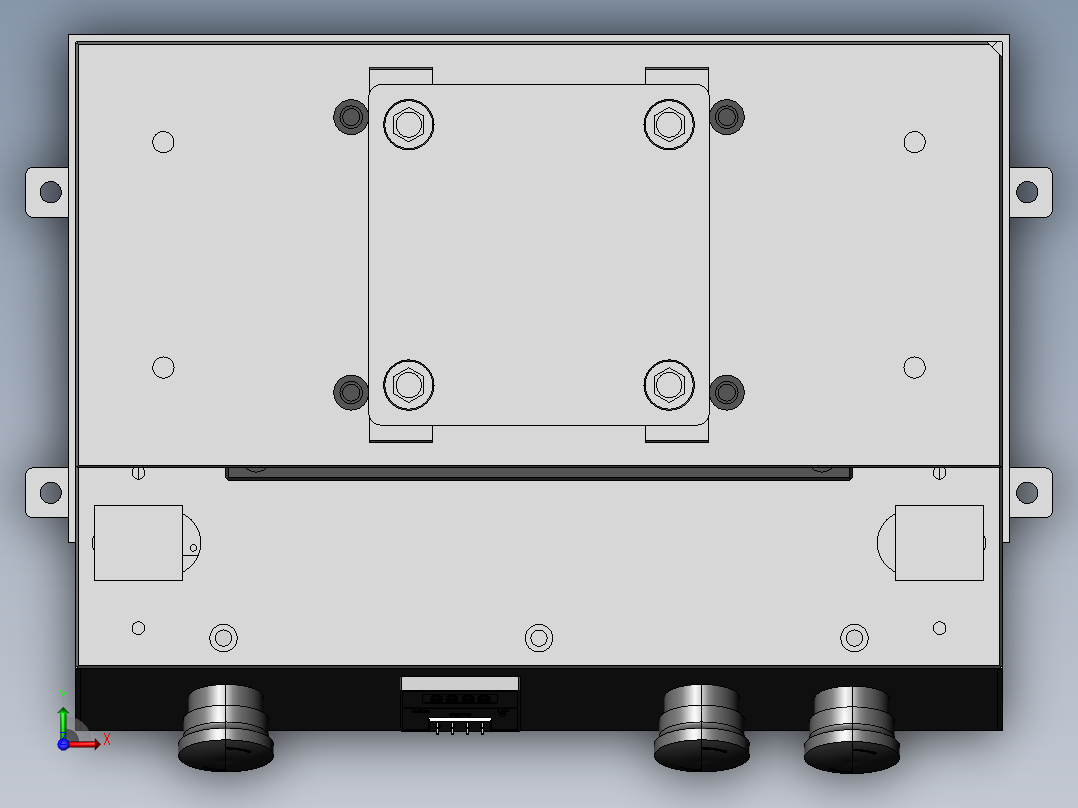 切料头治具前视图