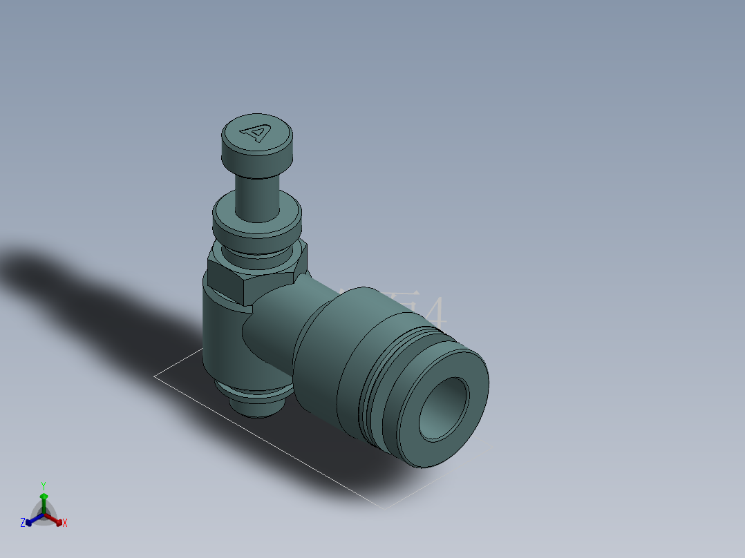 调速阀FSG123f正等轴测图