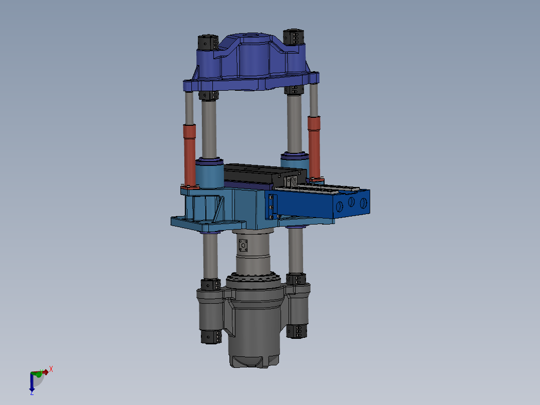 下拉式四柱液压机sw16可编辑
