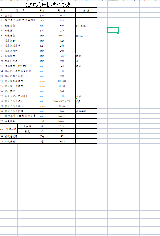 下拉式四柱液压机sw16可编辑