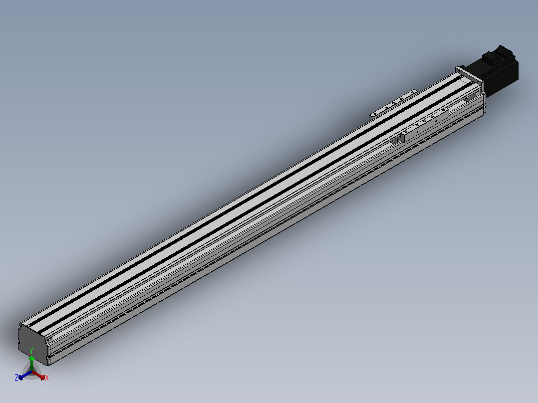 精密模组MY80D-T10-900L-BC-P20B-C4-C正等轴测图