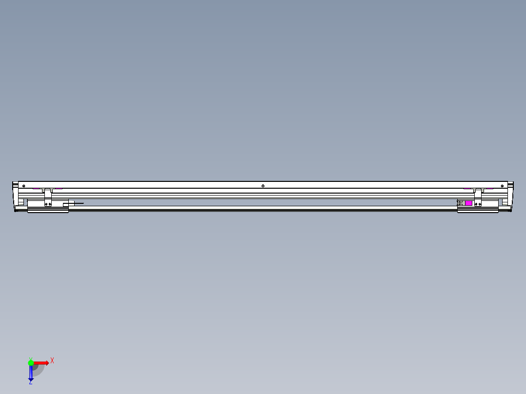 威洛博VL系列3d模型模组2VL14S1Y-S1000俯视图