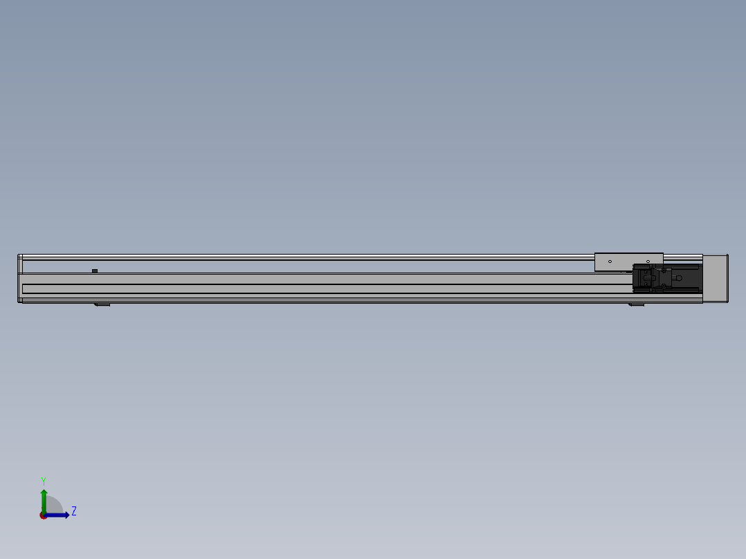 精密模组MY100-T10-700L-BR-P10B-C4-C左视图