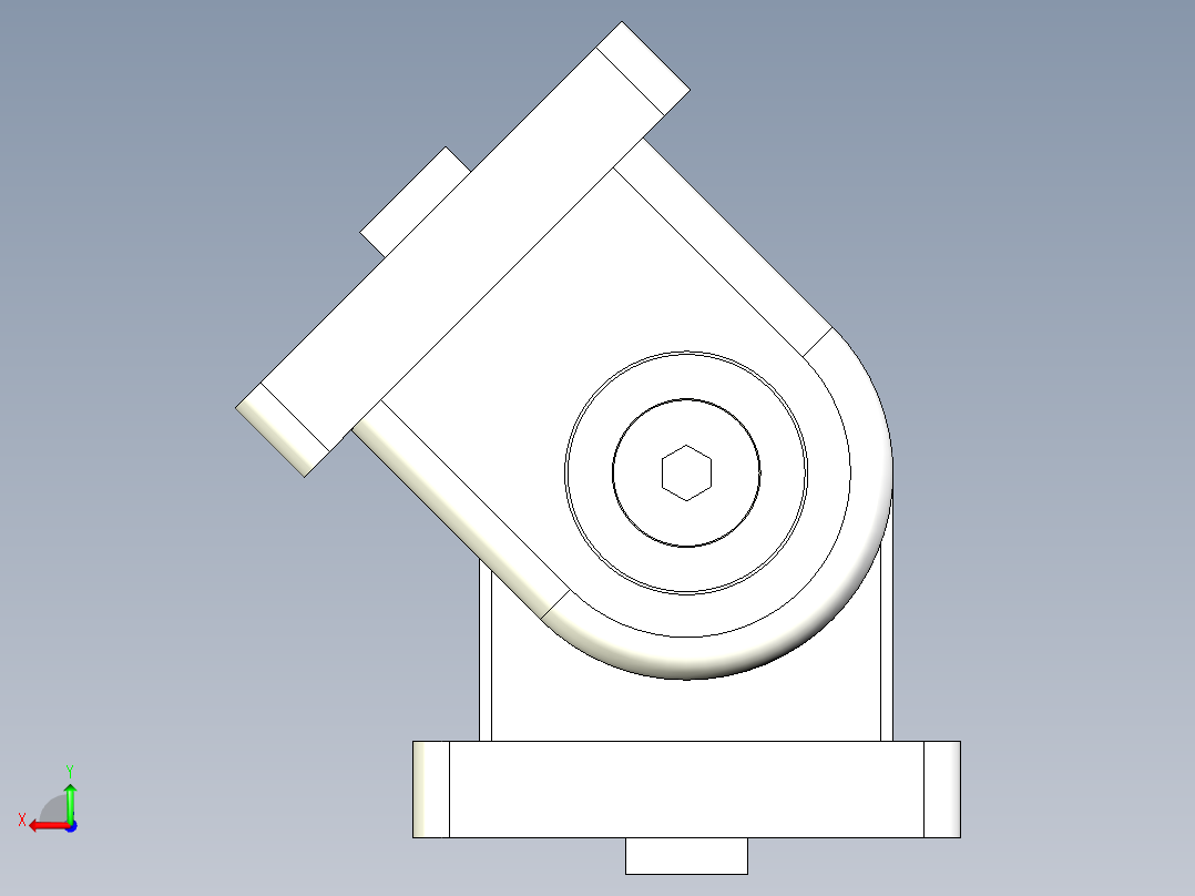 型材-BR 45X45 PIVOT JOINT KJN502684后视图