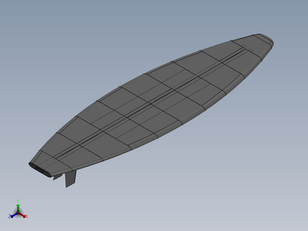桨板11正等轴测图
