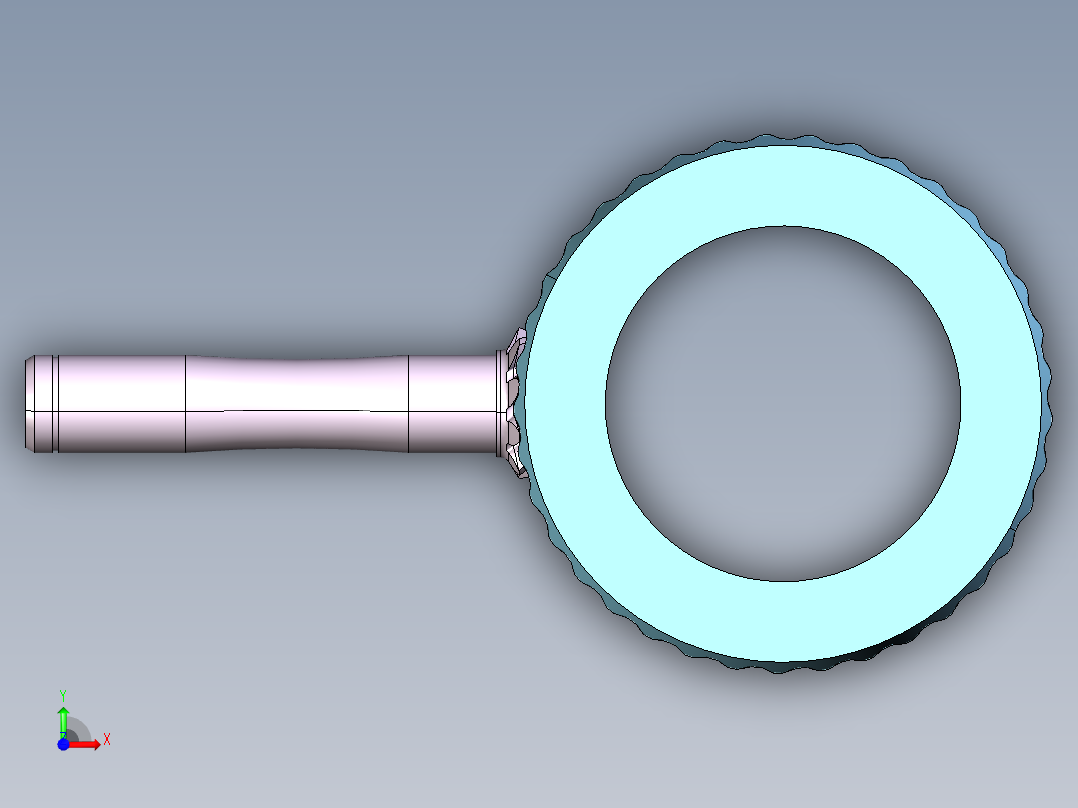 齿轮啮合 (109)前视图