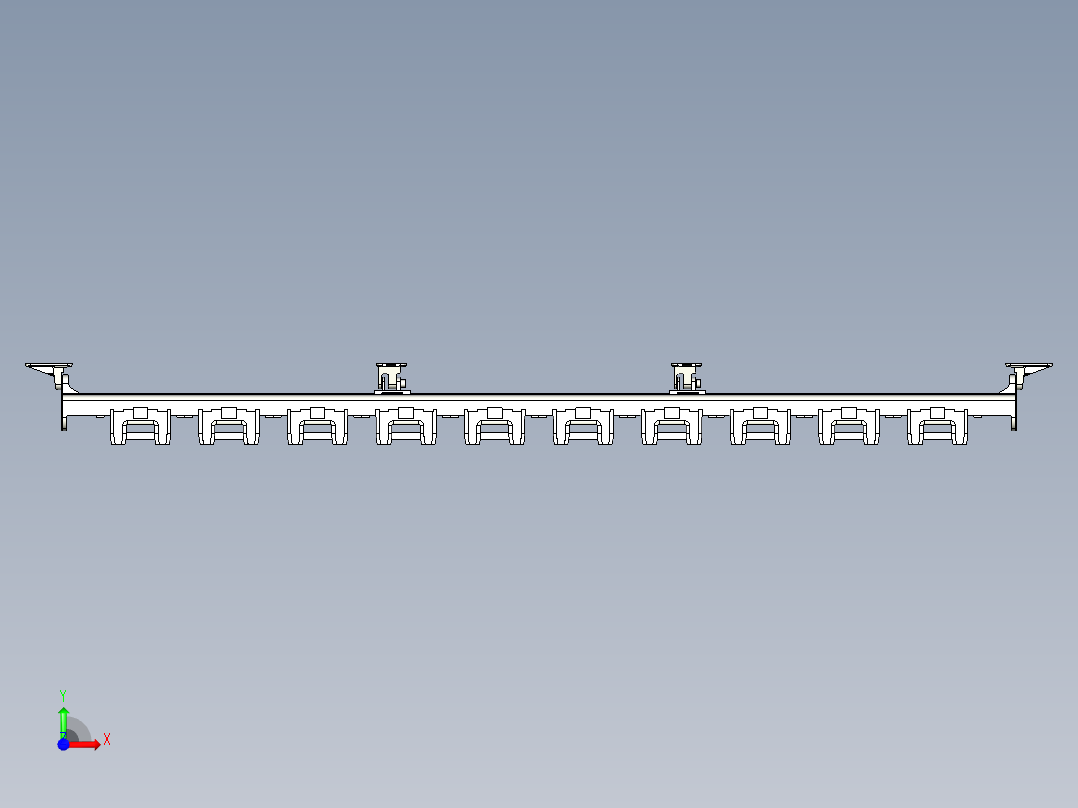 基恩士SJ-HS132_kc图纸模型前视图
