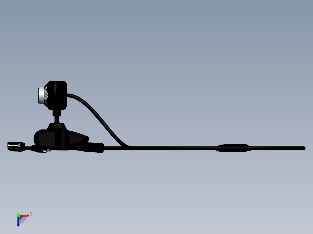 网络摄像头俯视图