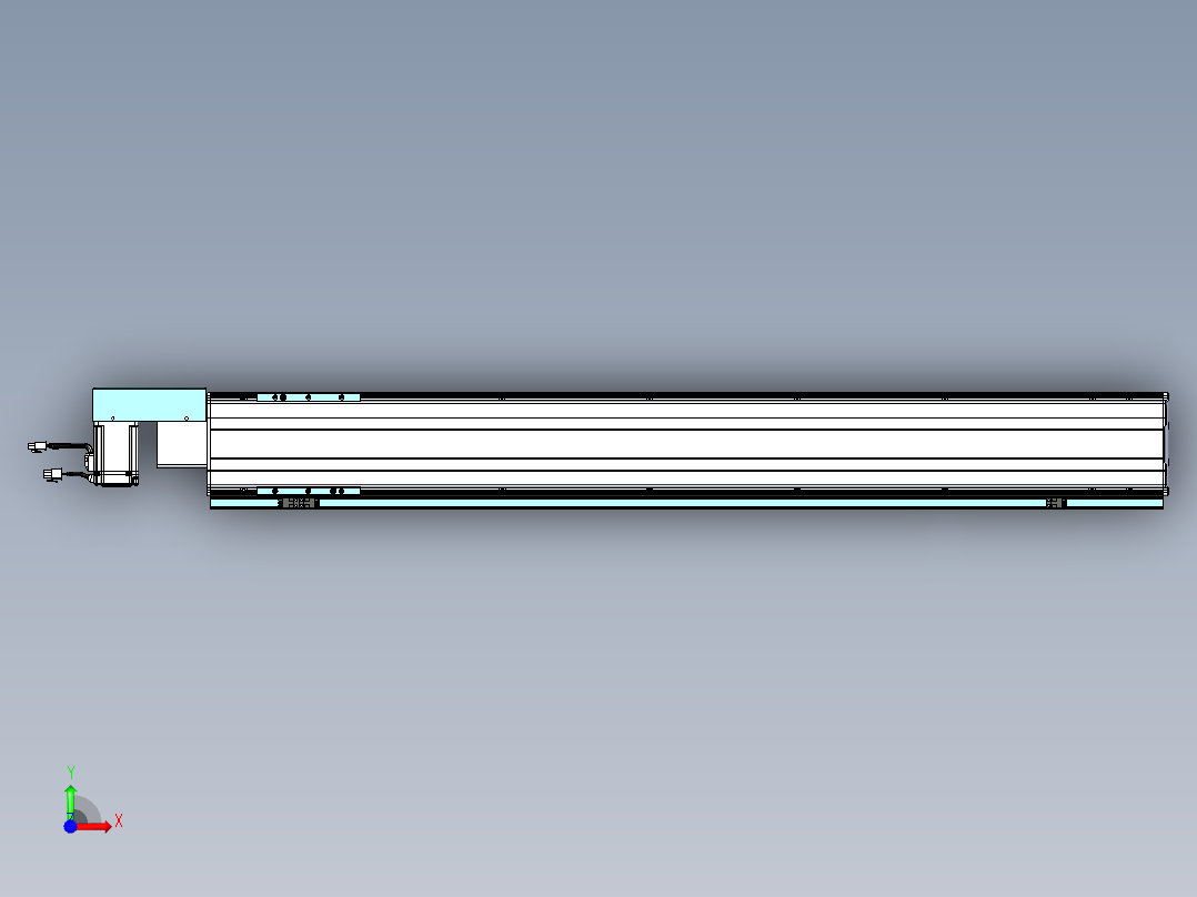 威洛博VBF同步带传动一般环境VBF14-L45-S1000-BR-ZP40-C3前视图