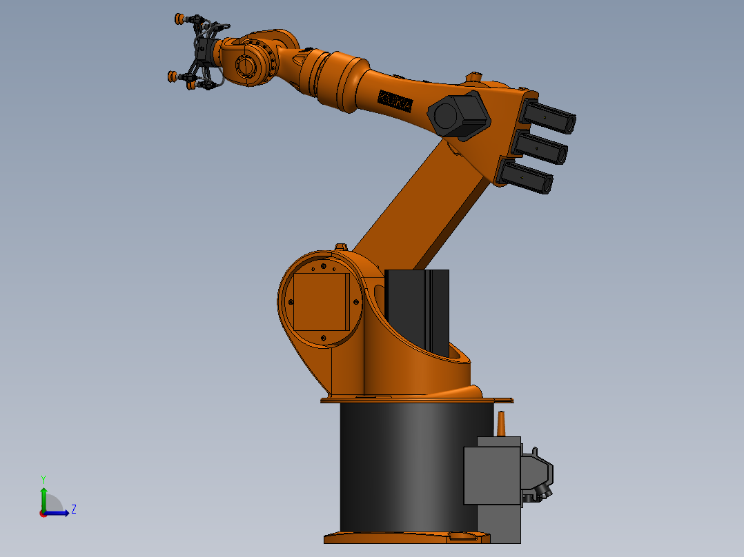 kuka-kr16-robot左视图