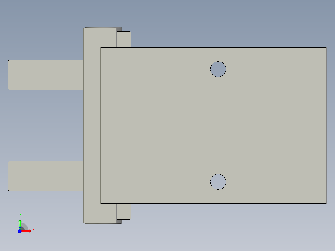 普通气爪PH01-20A前视图