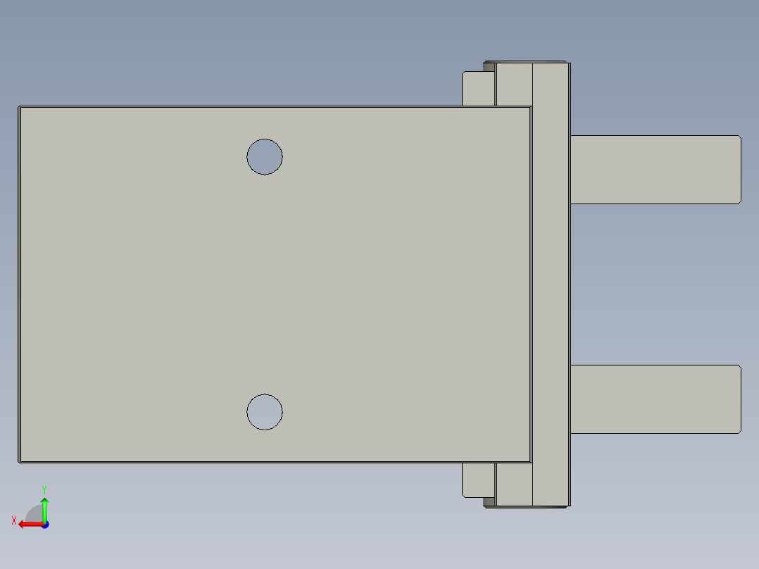 普通气爪PH01-20A后视图