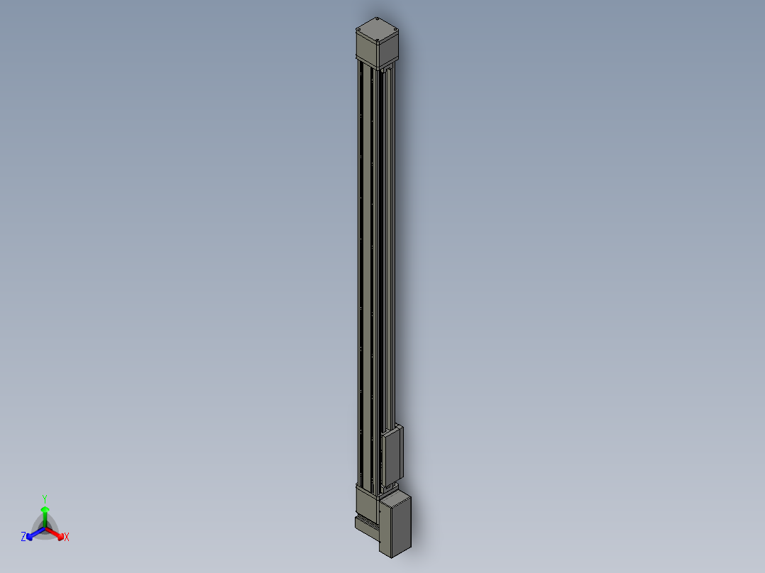 欧规系列-GB8-L96-S1300-BR-P40-MS3正等轴测图