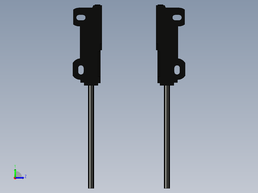 矩阵光纤_对射型FT-S25左视图