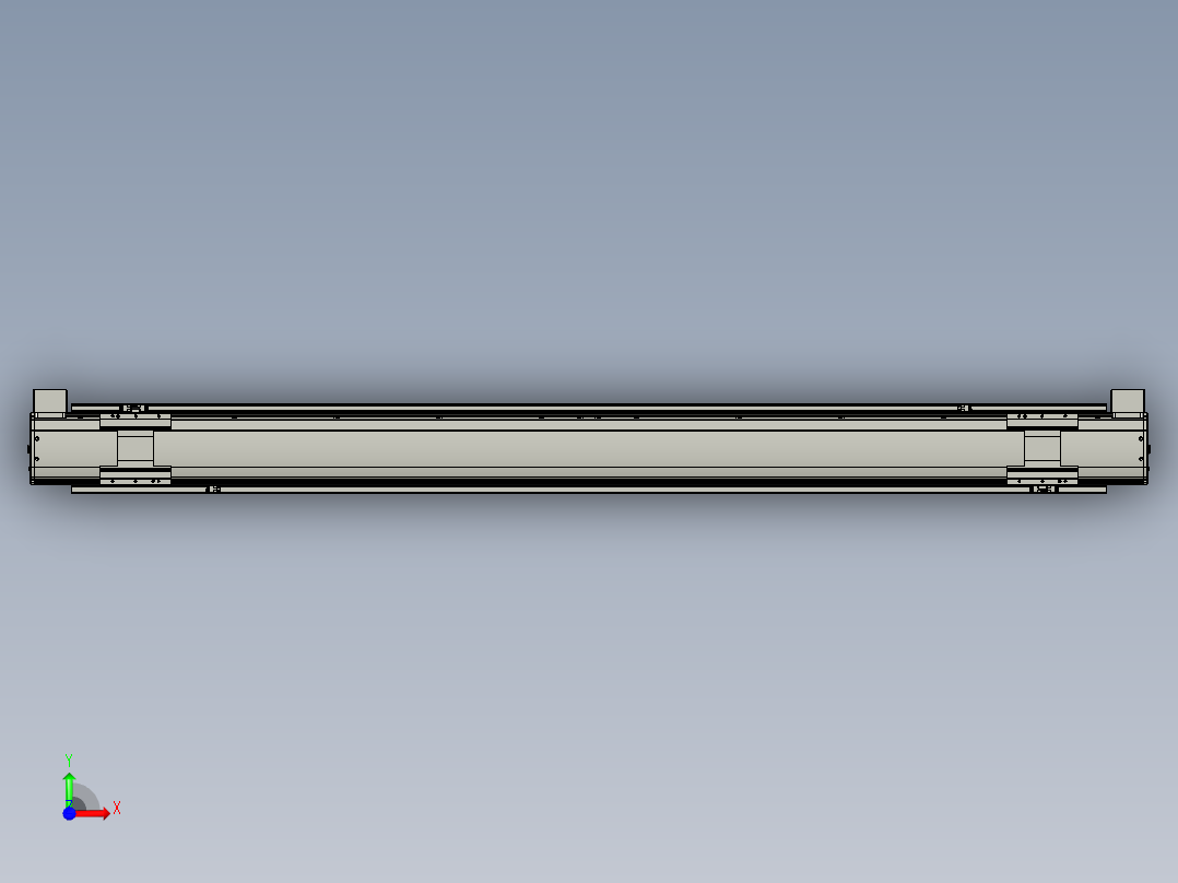 威洛博双电机滑台-VBF14S2-L50-S1600-BD-P40-C6前视图