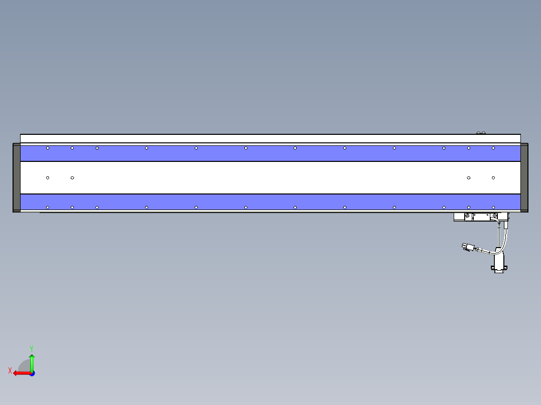 威洛博VL系列3d模型模组VL14S1Y-S850后视图