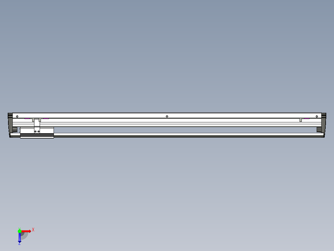 威洛博VL系列3d模型模组VL14S1Y-S850俯视图