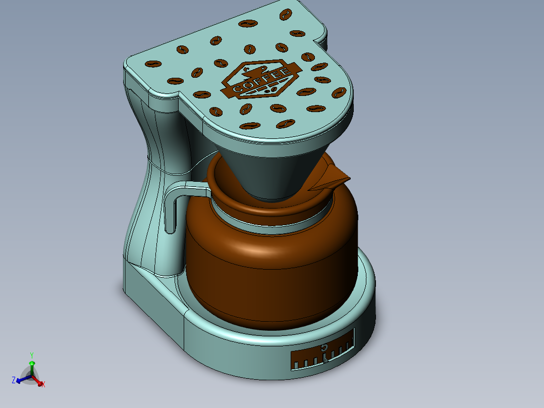 制咖啡机玩具模型