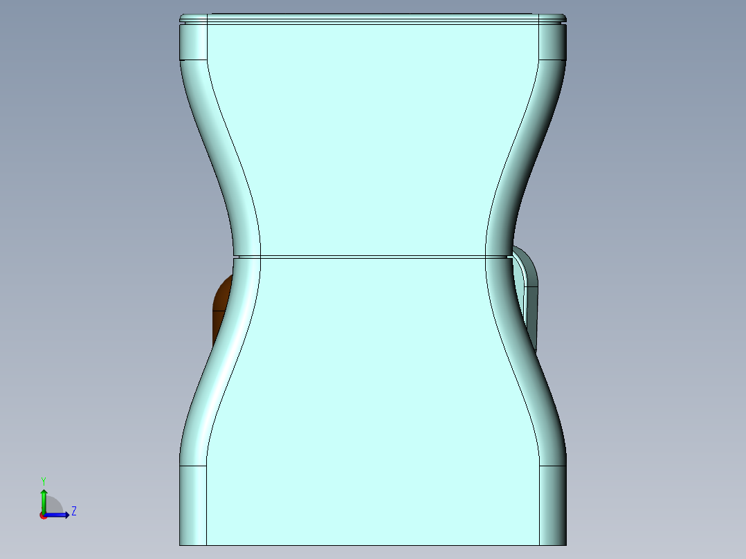 制咖啡机玩具模型左视图