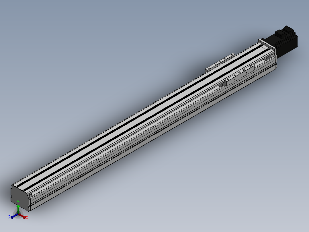 精密模组MY80D-T10-800L-BC-P20B-C4-C正等轴测图