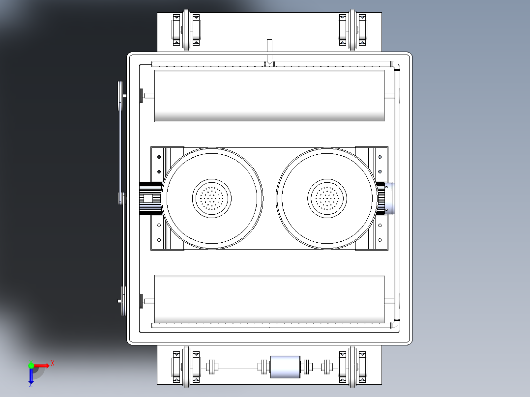 小广告清洗机1俯视图