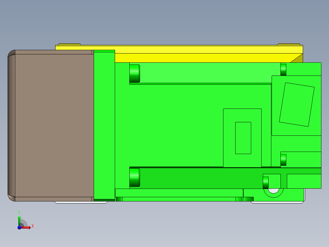 GTA内嵌同步带全封闭GTA12-400W前视图