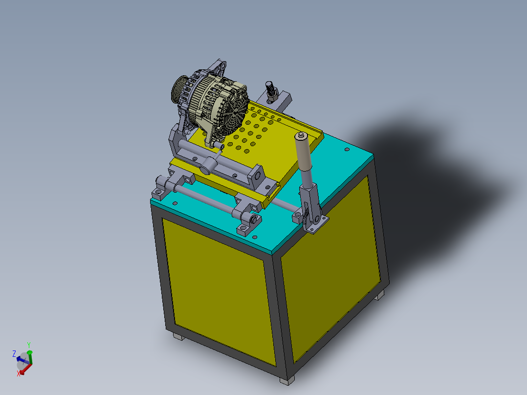 电机加工工装设备sw17可编辑