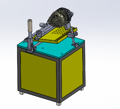 电机加工工装设备sw17可编辑