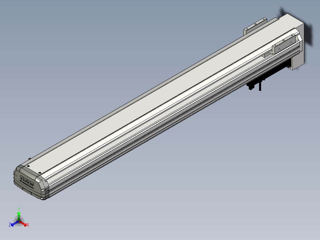 Toyo东佑达直线模组-ETH13-950-BM-400W+煞車正等轴测图