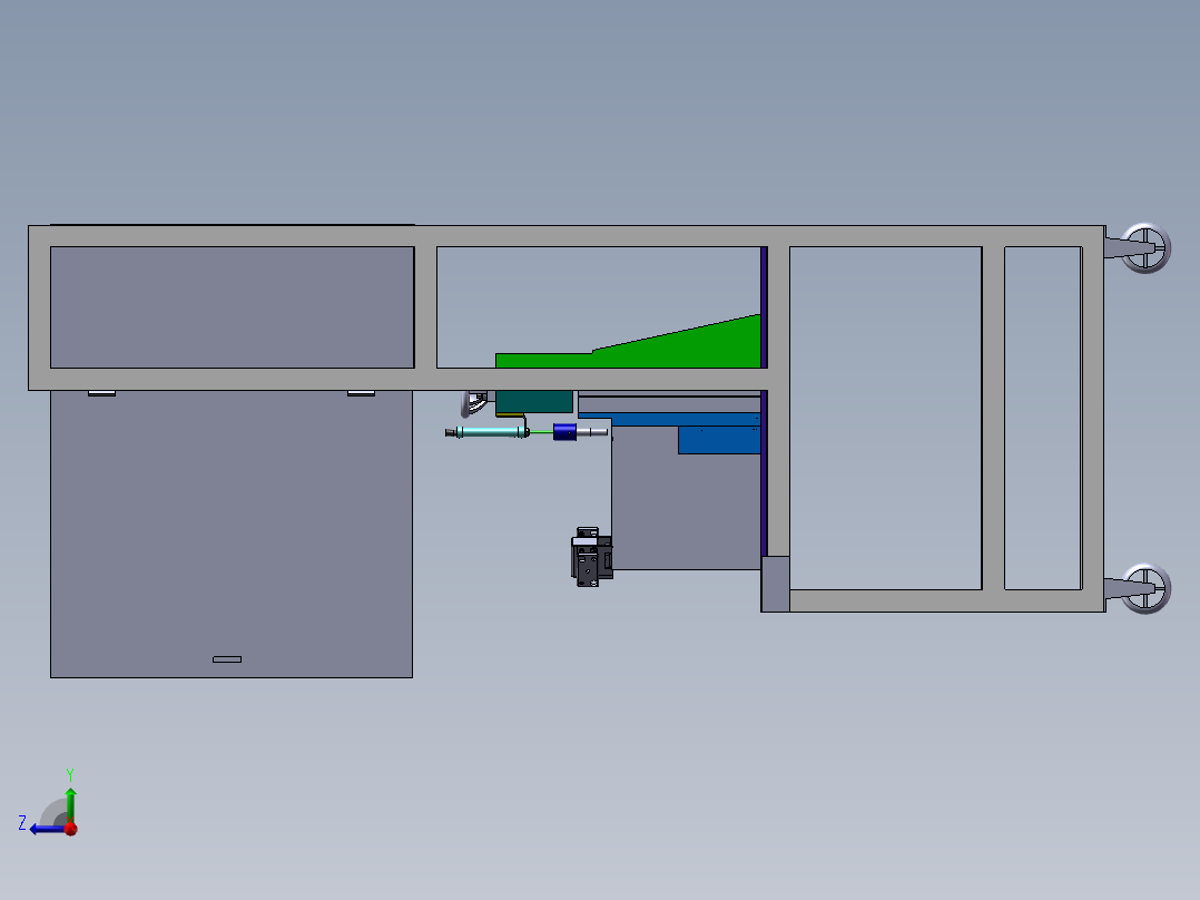 差压检测设备右视图
