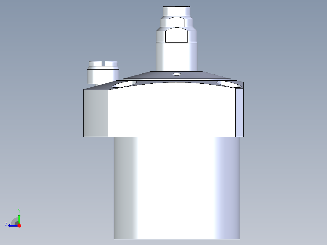 KOSMEKLC0482-SxM-E多系列多零件图纸模型右视图