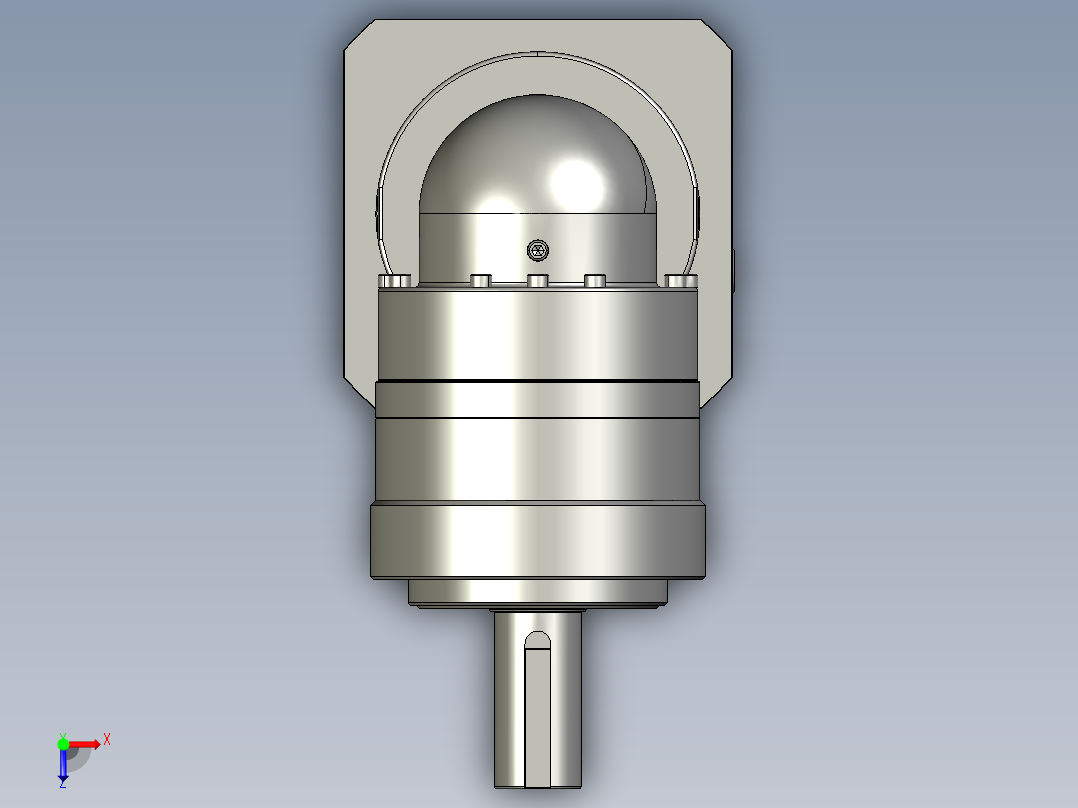 多摩川行星减速机TLR-155-L1-35KA35（45度）俯视图