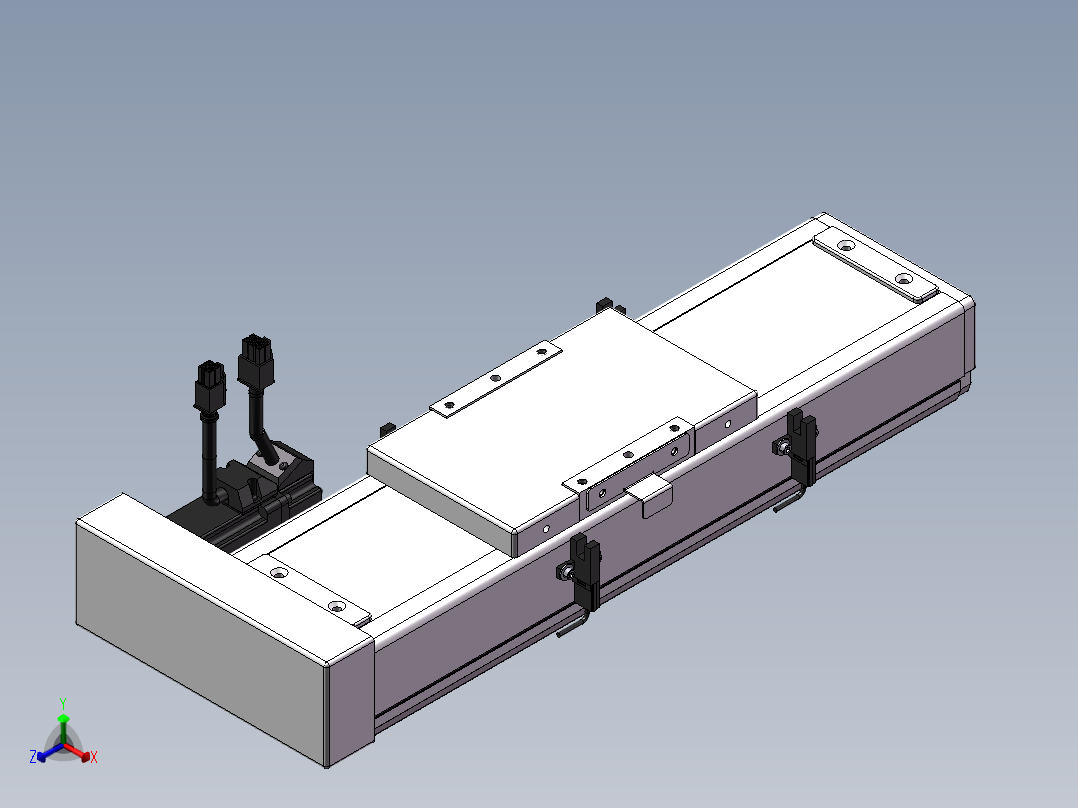 精密模组MC100-L05-150-BR-M10-C4正等轴测图