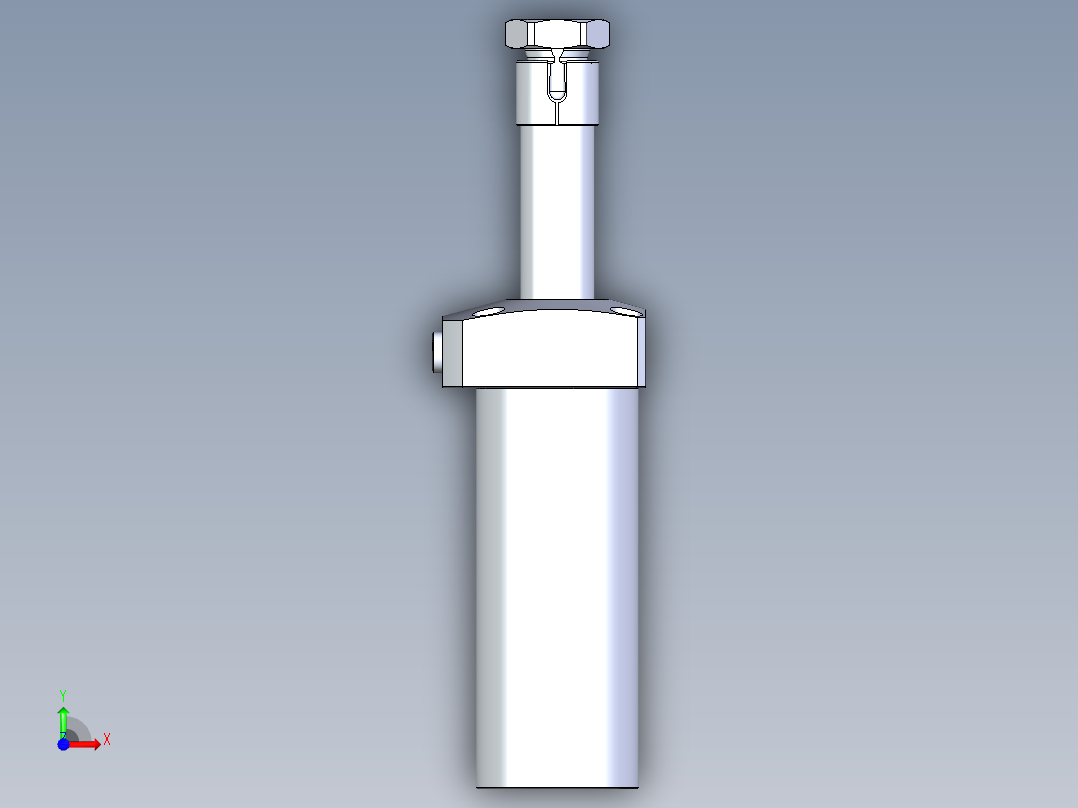 KOSMEKLHA0550-CR-Q45多系列多零件图纸模型前视图