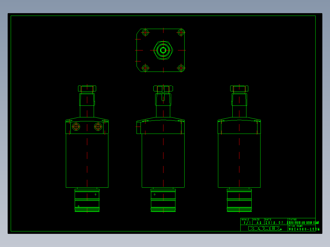 KOSMEKWHE4000-2SRM多系列多零件图纸模型多系列多零件图纸模型