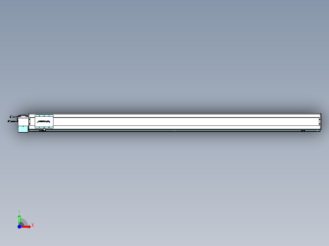 威洛博VBC同步带传动一无尘环境VBC14-L45-S2250-BLD-ZP75-C3前视图