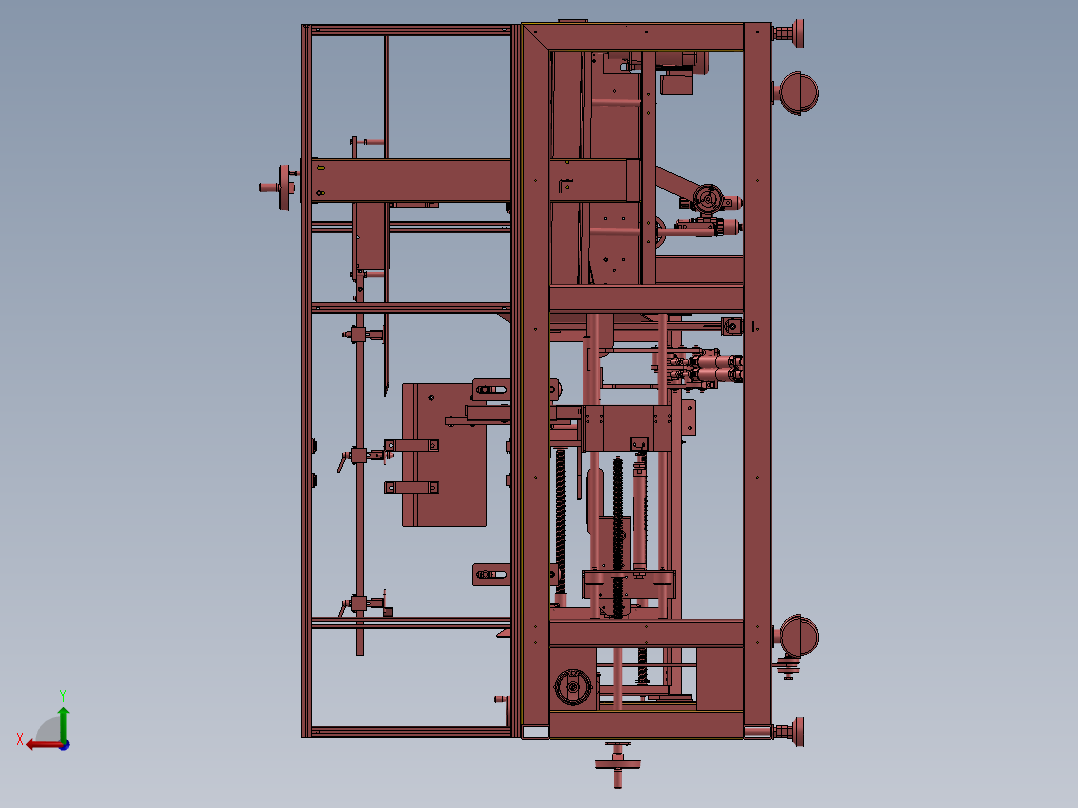 开箱机总装配体A[B]后视图