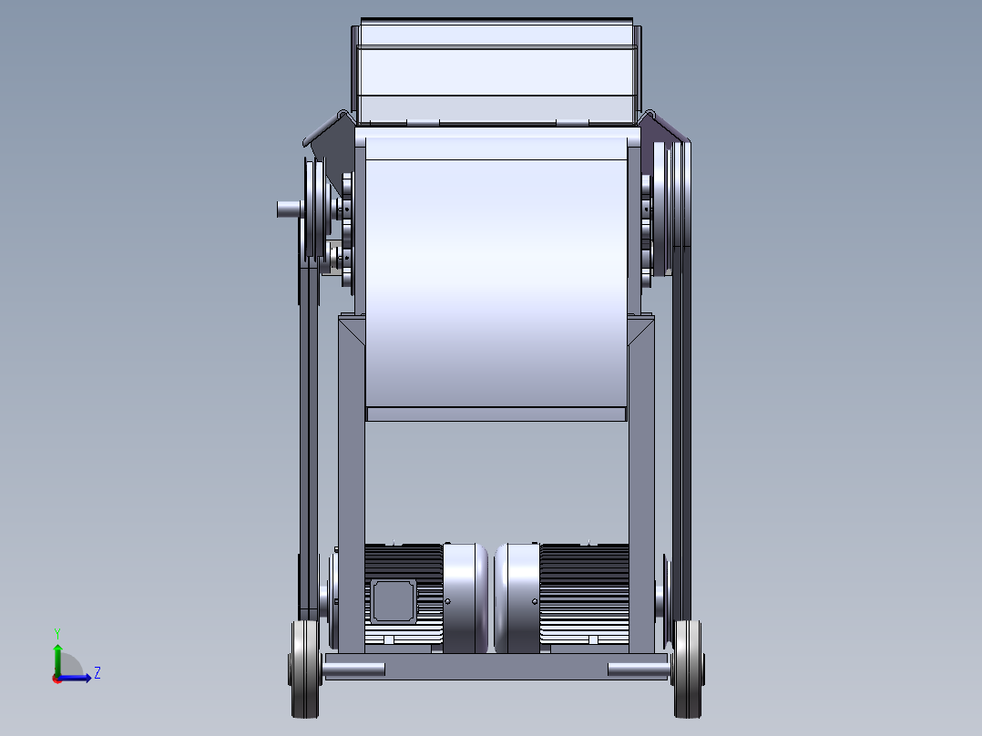 粉碎机 2左视图