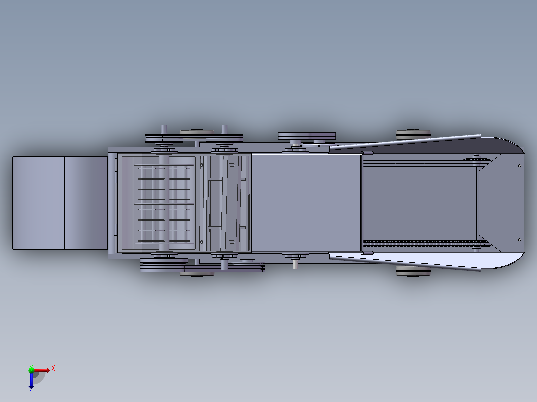 粉碎机 2俯视图