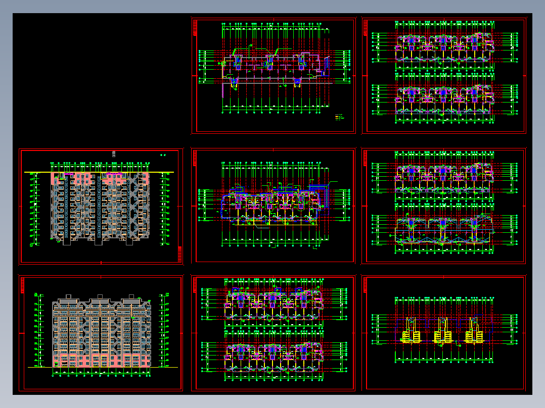 小高层住宅楼建筑图