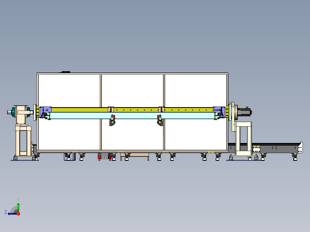 自动化焊接机器人岗位方案sw20右视图