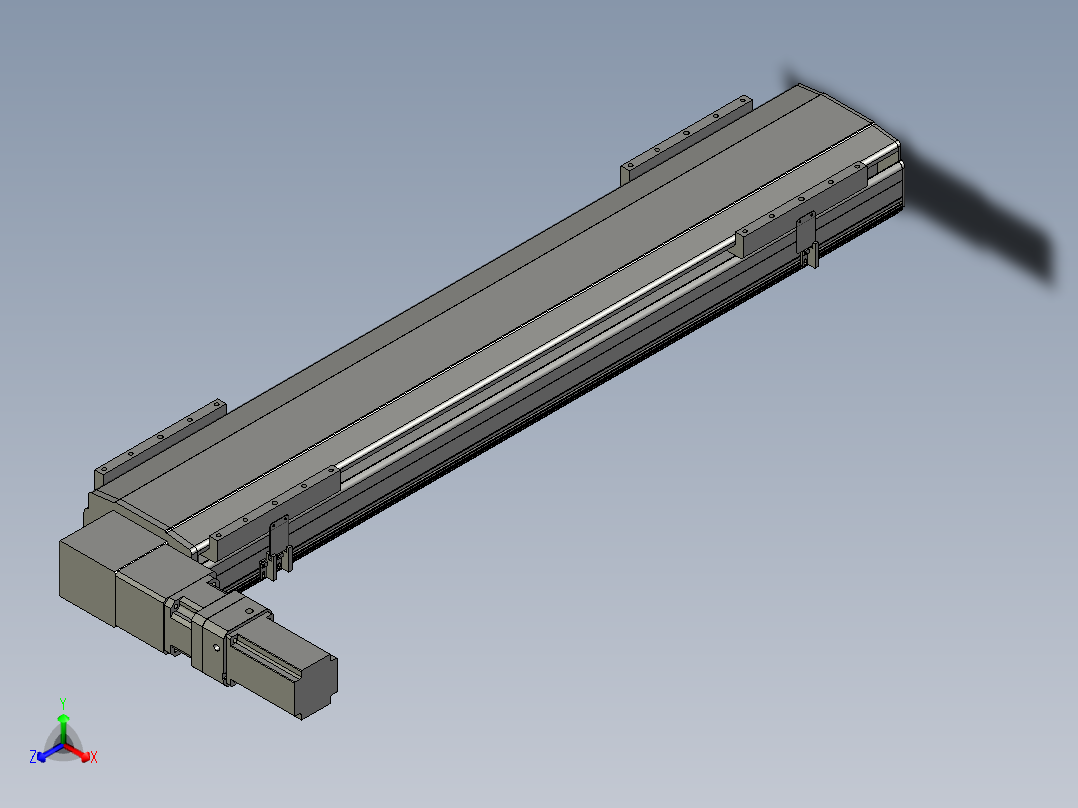 直线模组LHB21-L40-S950-L(B)设计图纸