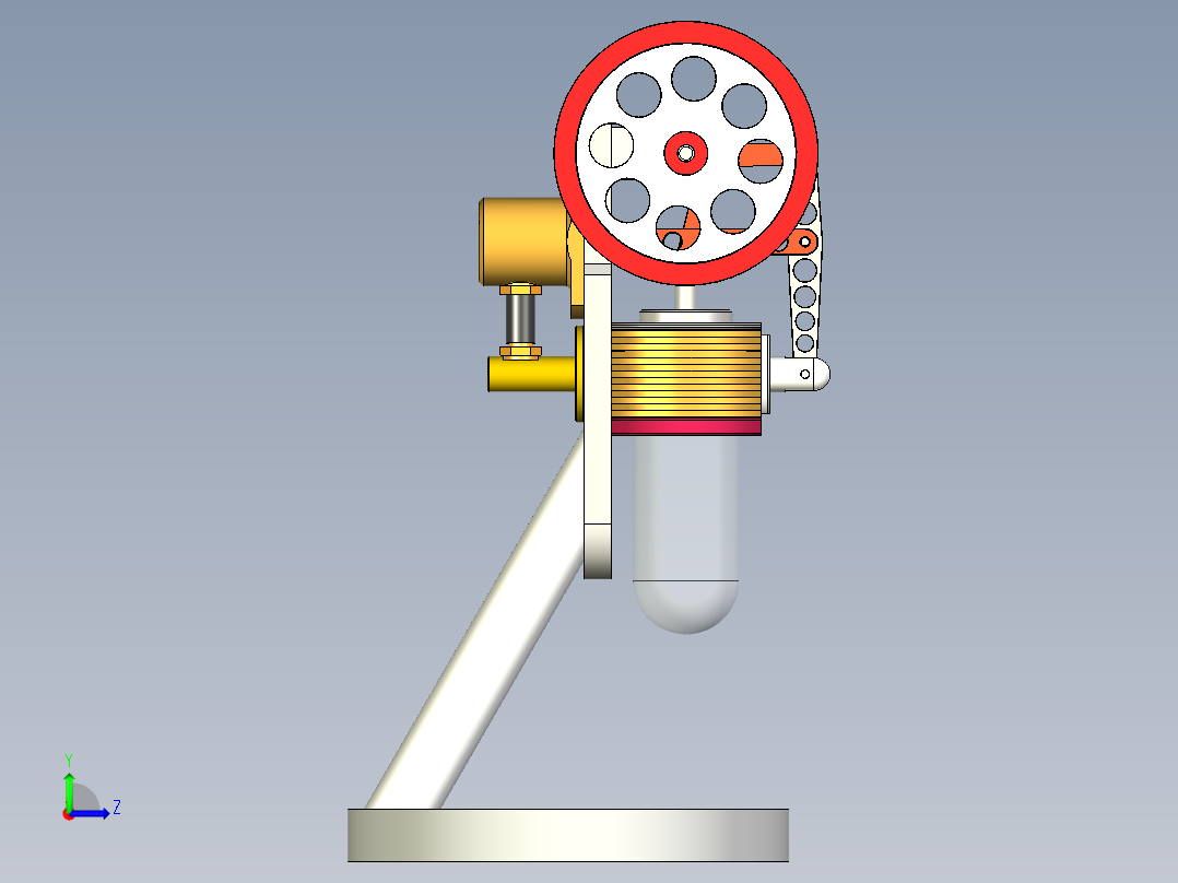 发动机 (126)左视图